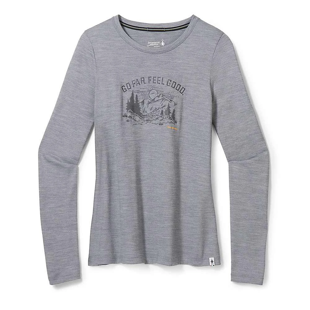 商品SmartWool|Smartwool Women's Wilderness Summit LS Graphic Tee,价格¥464,第2张图片详细描述