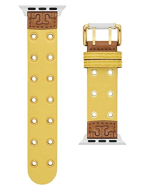 商品Tory Burch|Riveted Leather Apple Watch® Strap,价格¥760,第1张图片