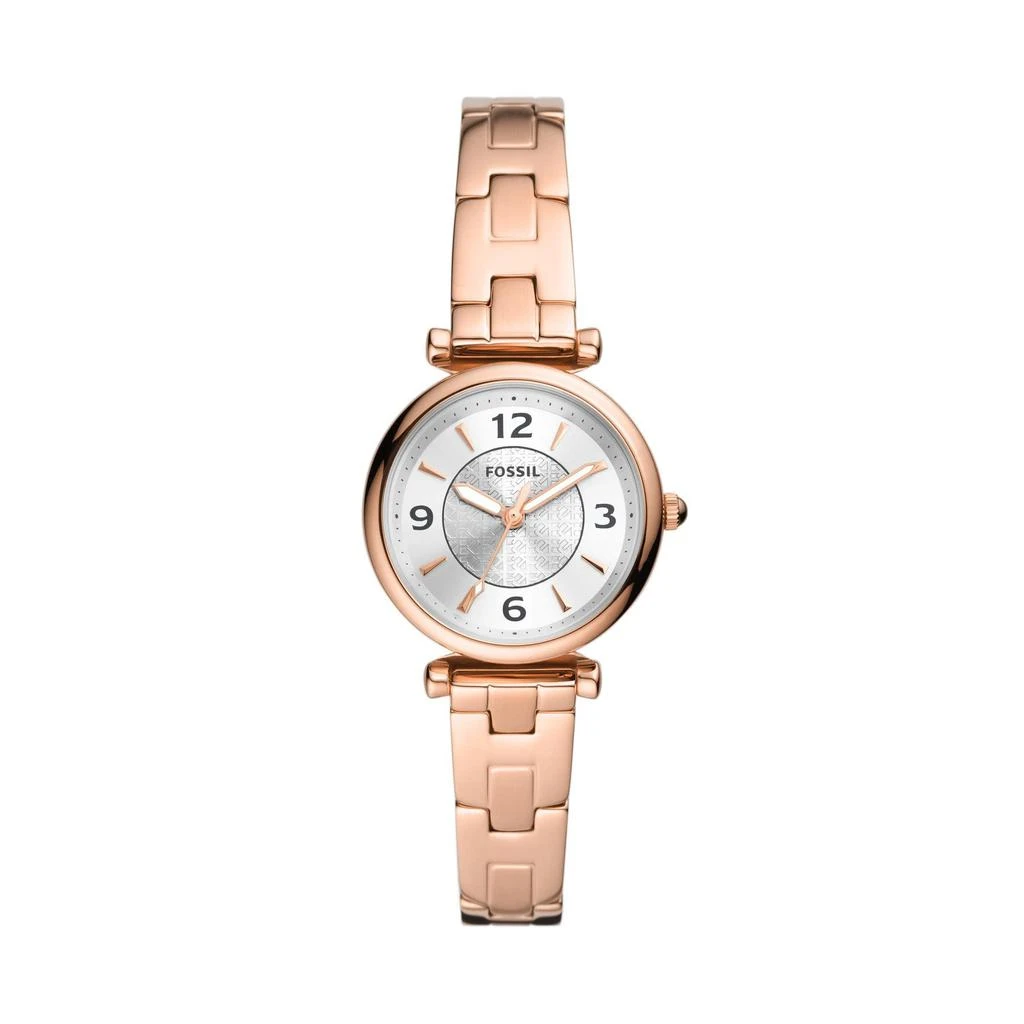 商品Fossil|Carlie Three-Hand Stainless Watch - ES5202,价格¥786,第1张图片