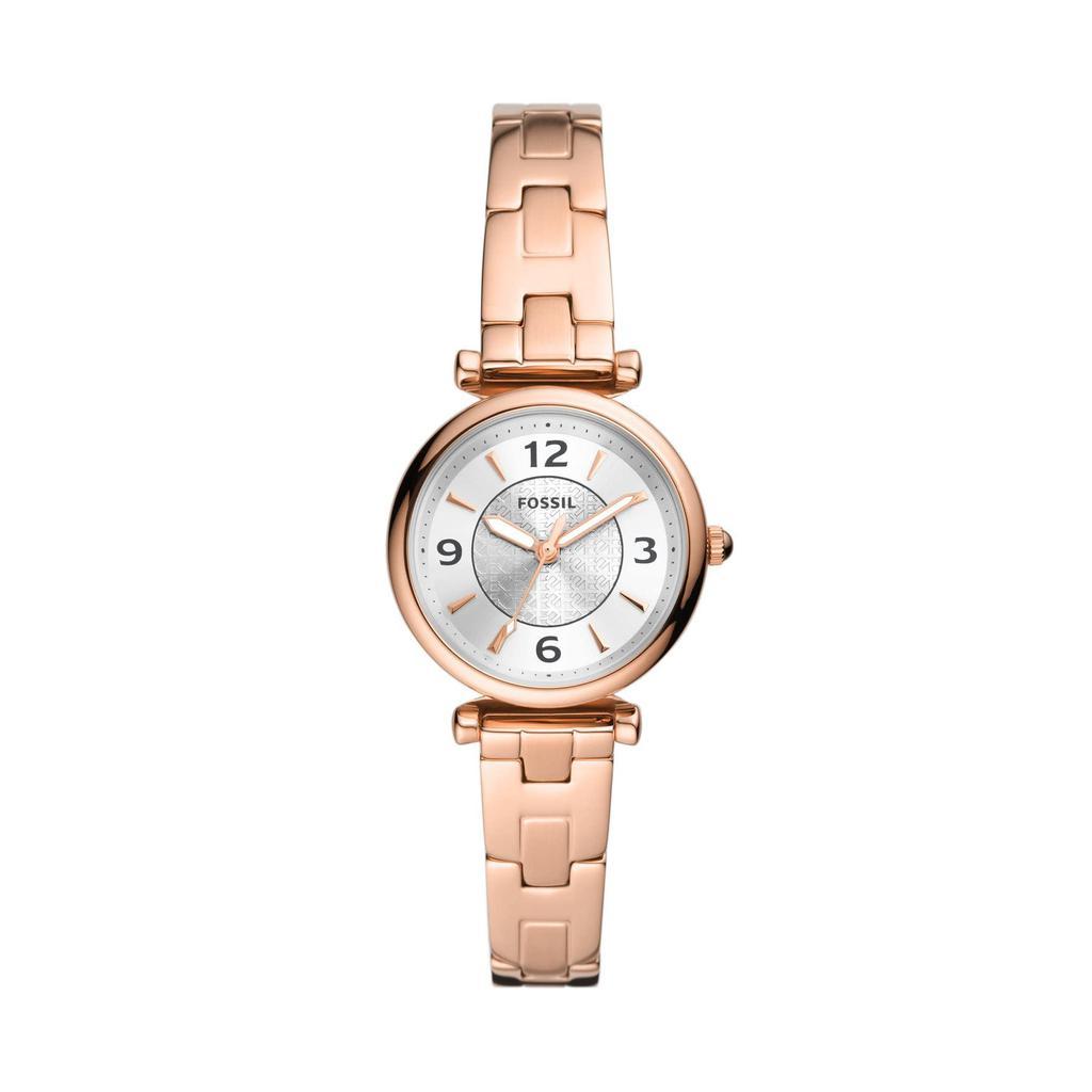 商品Fossil|Carlie Three-Hand Stainless Watch - ES5202,价格¥655,第1张图片