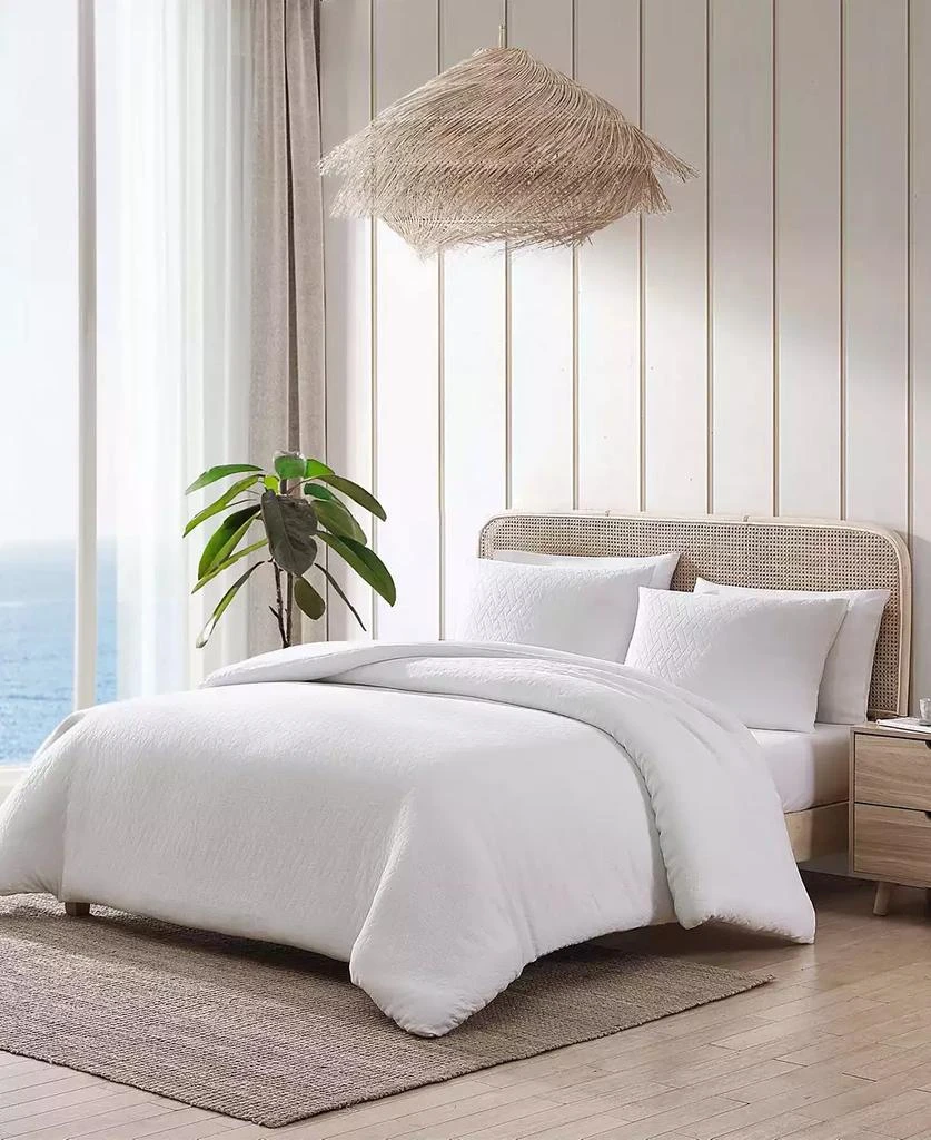 Wicker Woven Solid 3 Piece Comforter Set 商品