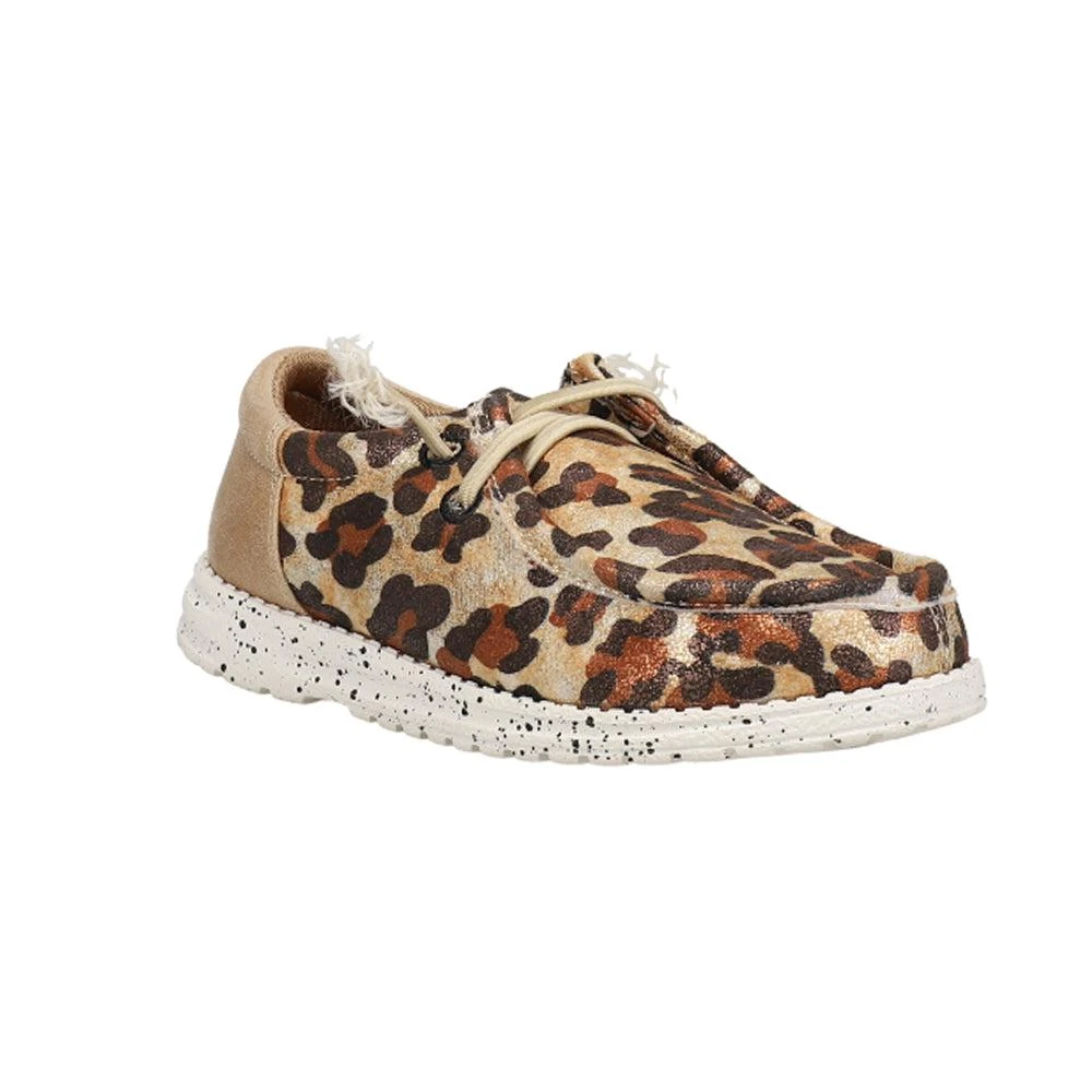 商品Roper|Hang Loose Leopard Slip On Flats (Little Kid),价格¥254,第2张图片详细描述