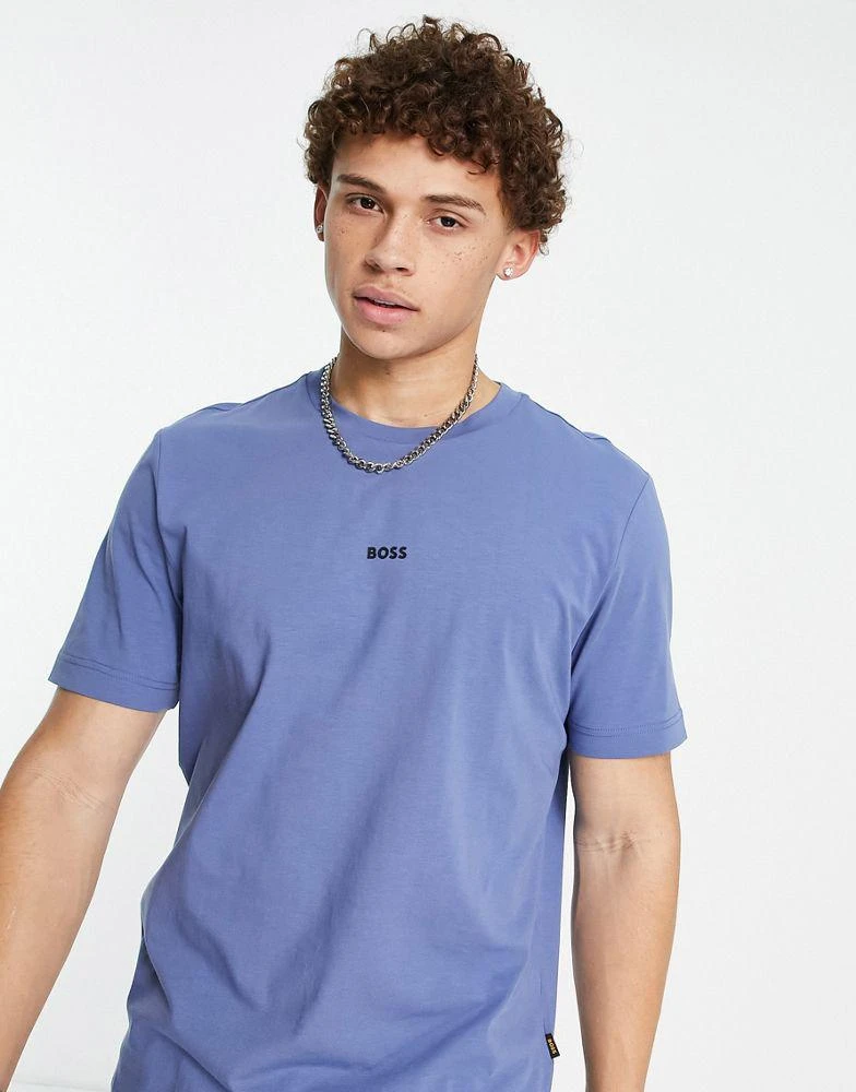 商品Hugo Boss|BOSS Orange Tchup t-shirt in blue,价格¥447,第2张图片详细描述