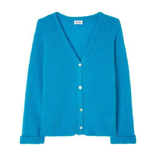 商品American Vintage|【特惠9.0折】包邮包税【预售7天发货】 AMERICAN VINTAGE 23秋冬 女士 针织衫 East 背心 AMV4G69PBL1,价格¥1800,第1张图片