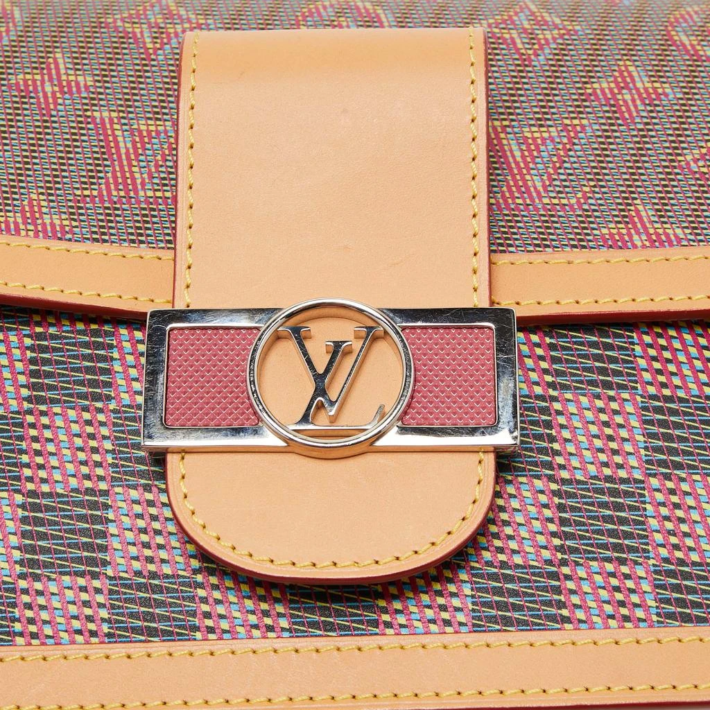 商品[二手商品] Louis Vuitton|Louis Vuitton Rose Monogram LV Pop Canvas Dauphine MM Bag,价格¥18219,第5张图片详细描述