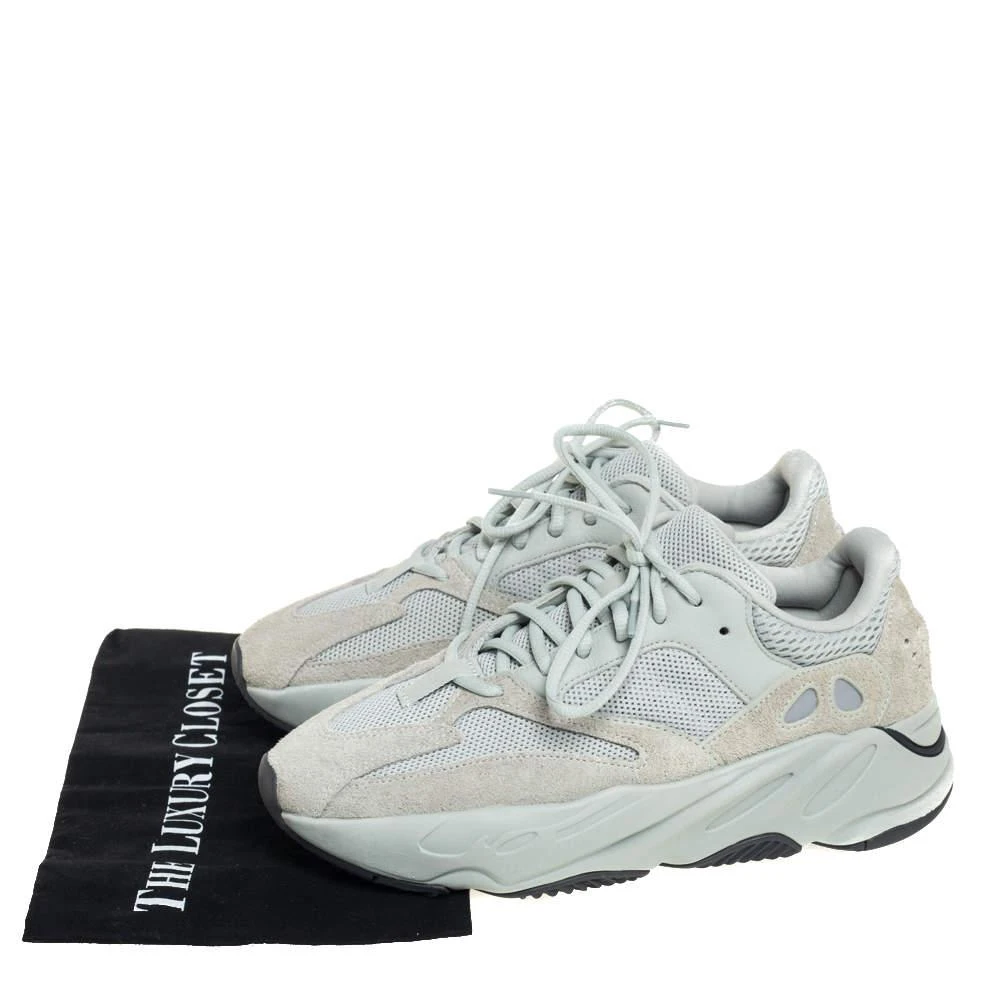 Yeezy x Adidas Grey Mesh and Suede Boost 700 Salt Sneakers Size 41 1/3 商品