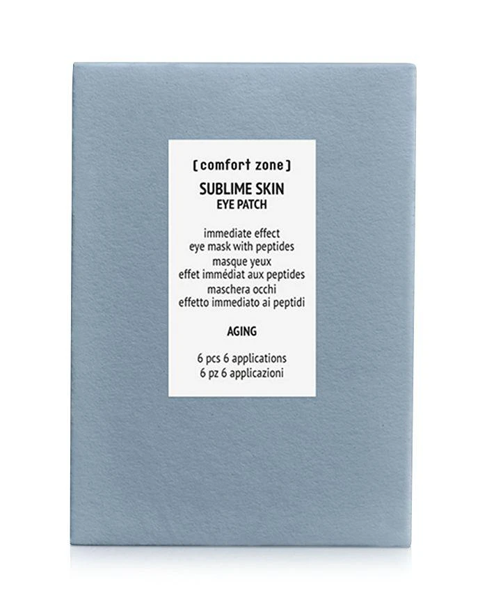 商品Comfort Zone|Skin regimen Sublime Skin Eye Patches, Set of 6,价格¥471,第3张图片详细描述