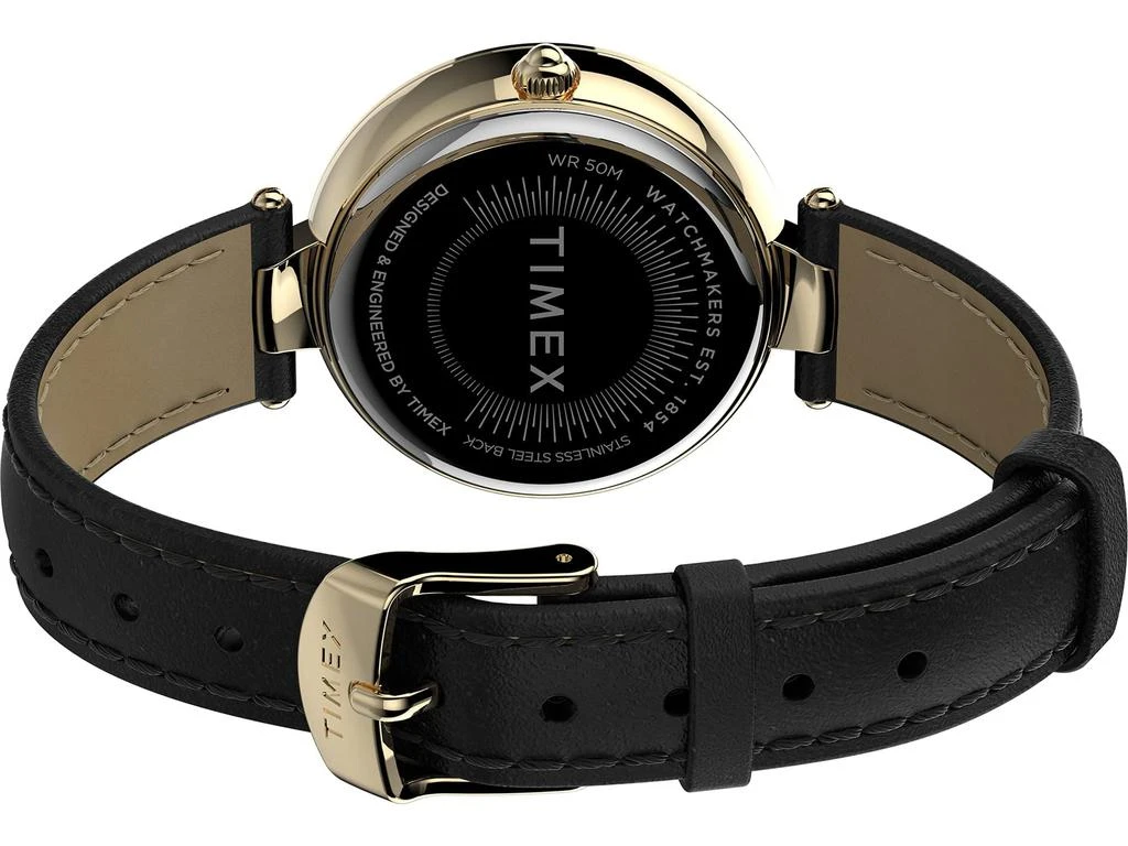 商品Timex|32 mm Adorn Crystal Bezel 3-Hand Leather Strap Watch,价格¥551,第2张图片详细描述