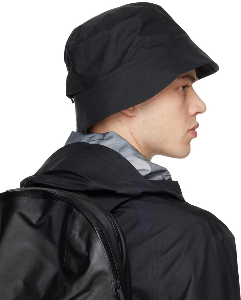 商品Veilance|Black Water-Repellent Bucket Hat,价格¥951,第3张图片详细描述