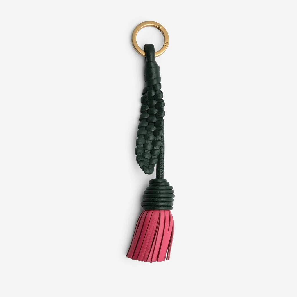 商品Bottega Veneta|Bottega Veneta Pink And Green Leather Flower Key Chain 639721-V03H0-6613,价格¥1284,第1张图片