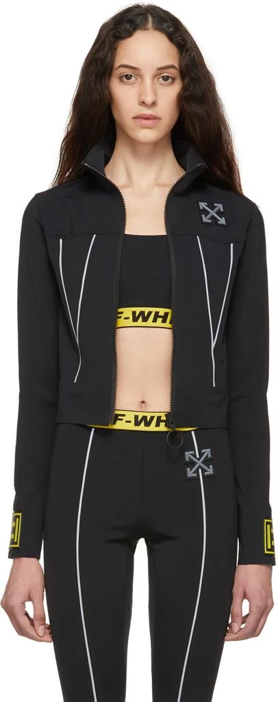 商品Off-White|SSENSE Exclusive Black "WORKOUT" 'Sport' Athleisure Track Jacket,价格¥1852,第1张图片