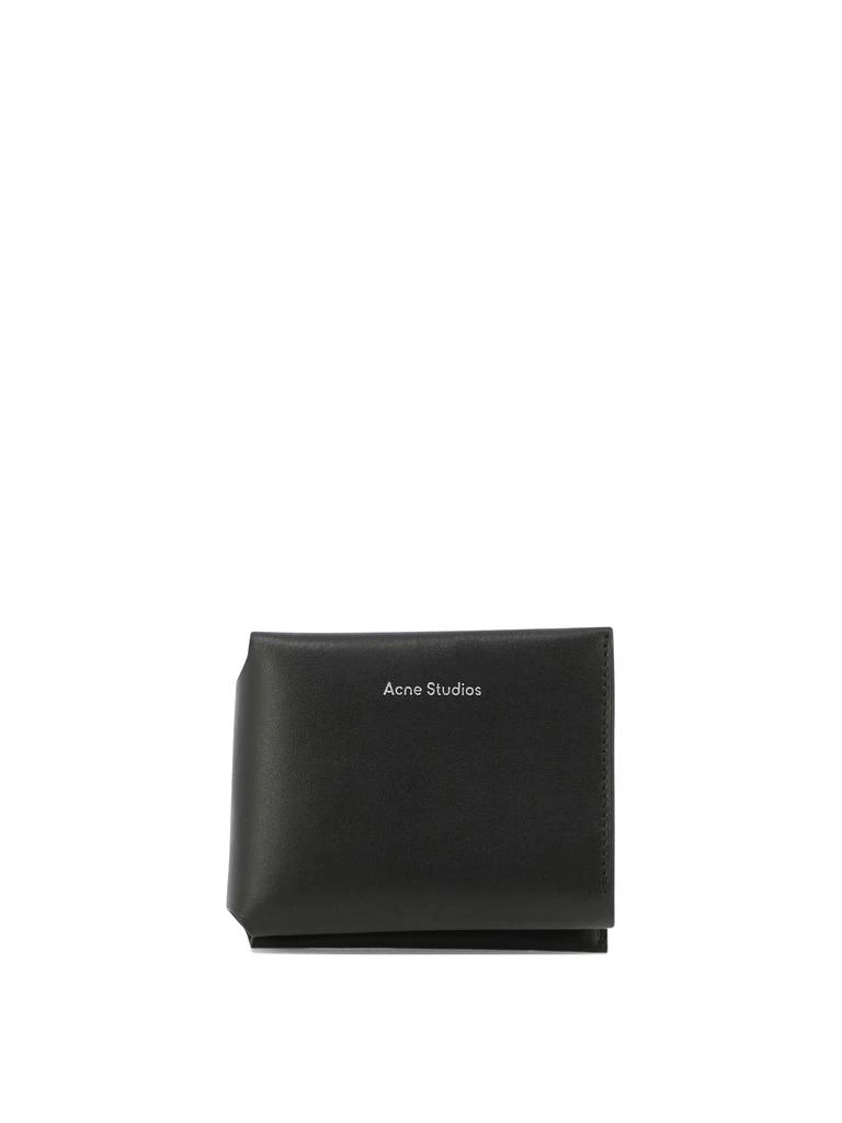 商品Acne Studios|Trifold Wallet Wallets & Card Holders Black,价格¥997,第1张图片