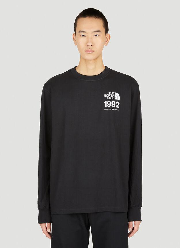 商品The North Face|Logo Print Long Sleeve T-Shirt in Black,价格¥301,第1张图片