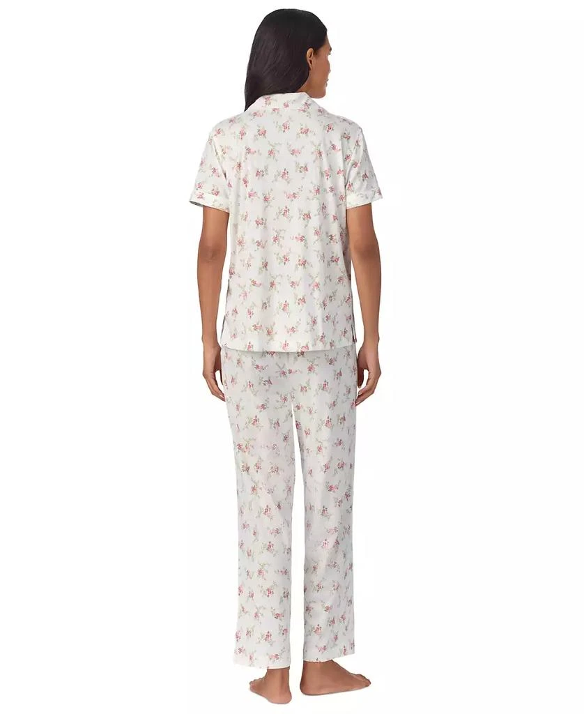 商品Ralph Lauren|Women's Floral Notched-Collar Pajama Set,价格¥379,第2张图片详细描述