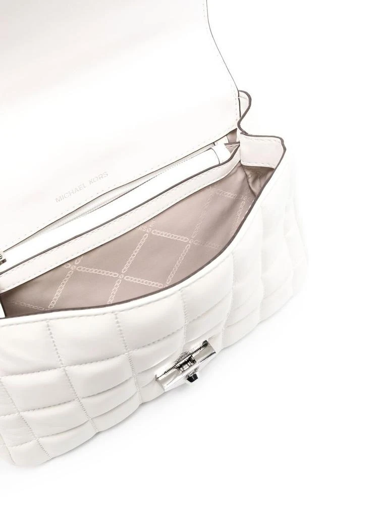 商品Michael Kors|M Michael Kors Woman's Soho White Quilted Leather Crossbody Bag,价格¥2307,第4张图片详细描述