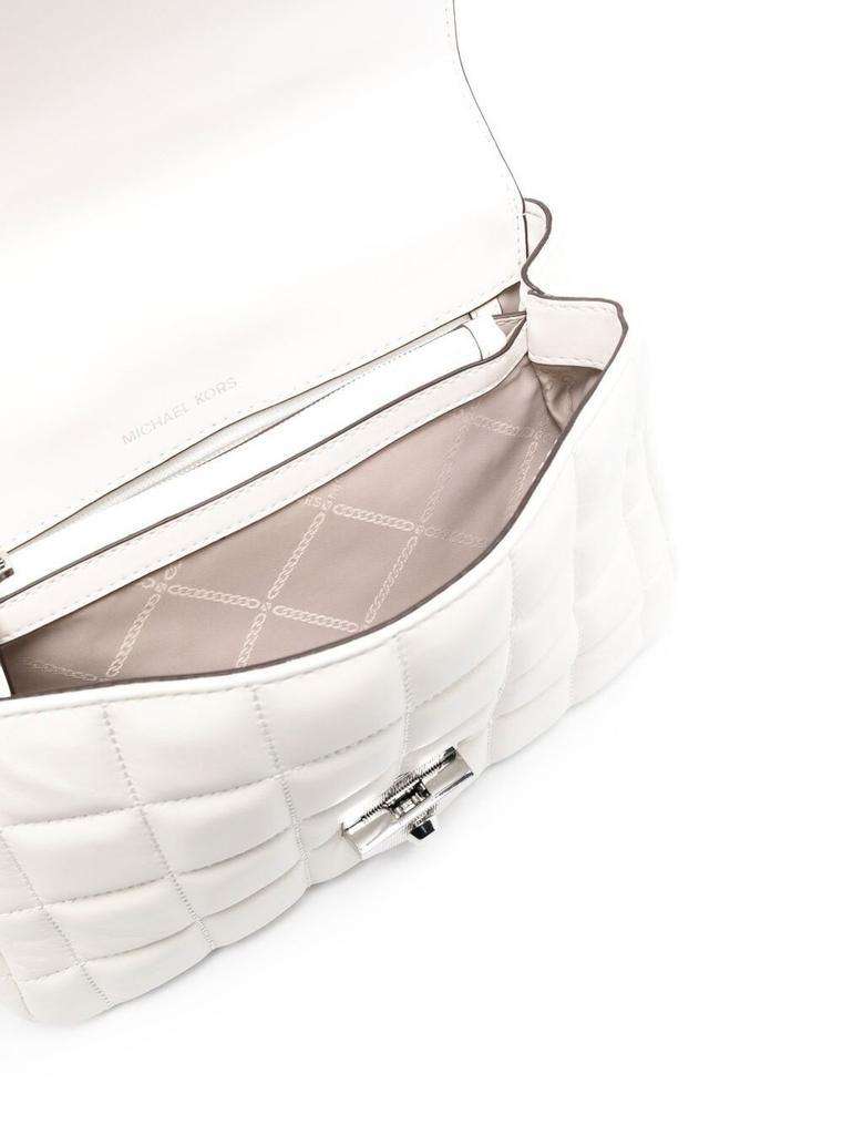 商品Michael Kors|M Michael Kors Woman's Soho White Quilted Leather Crossbody Bag,价格¥2808,第6张图片详细描述