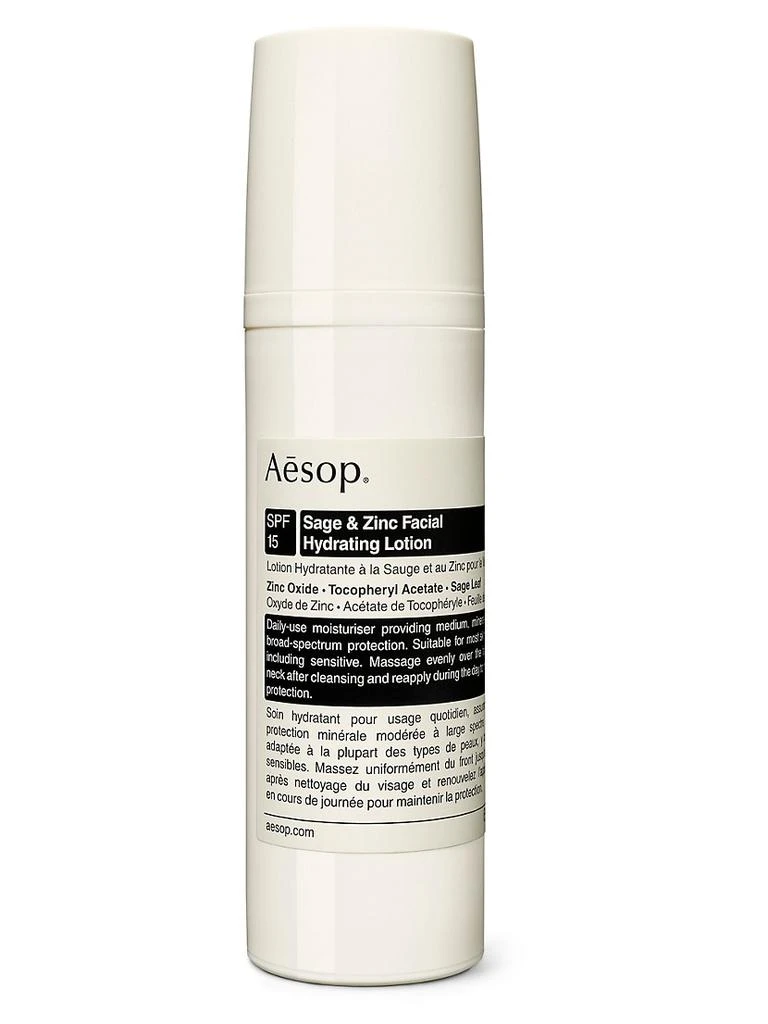 商品Aesop|Sage & Zinc Facial Hydrating Lotion SPF 15,价格¥398,第1张图片