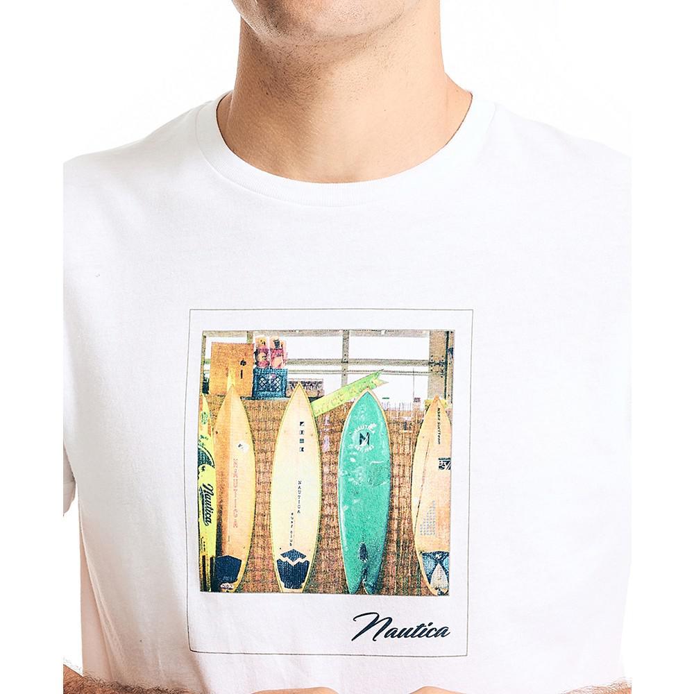 商品Nautica|Men's Sustainably Crafted Surf Boards Graphic T-Shirt,价格¥149,第5张图片详细描述