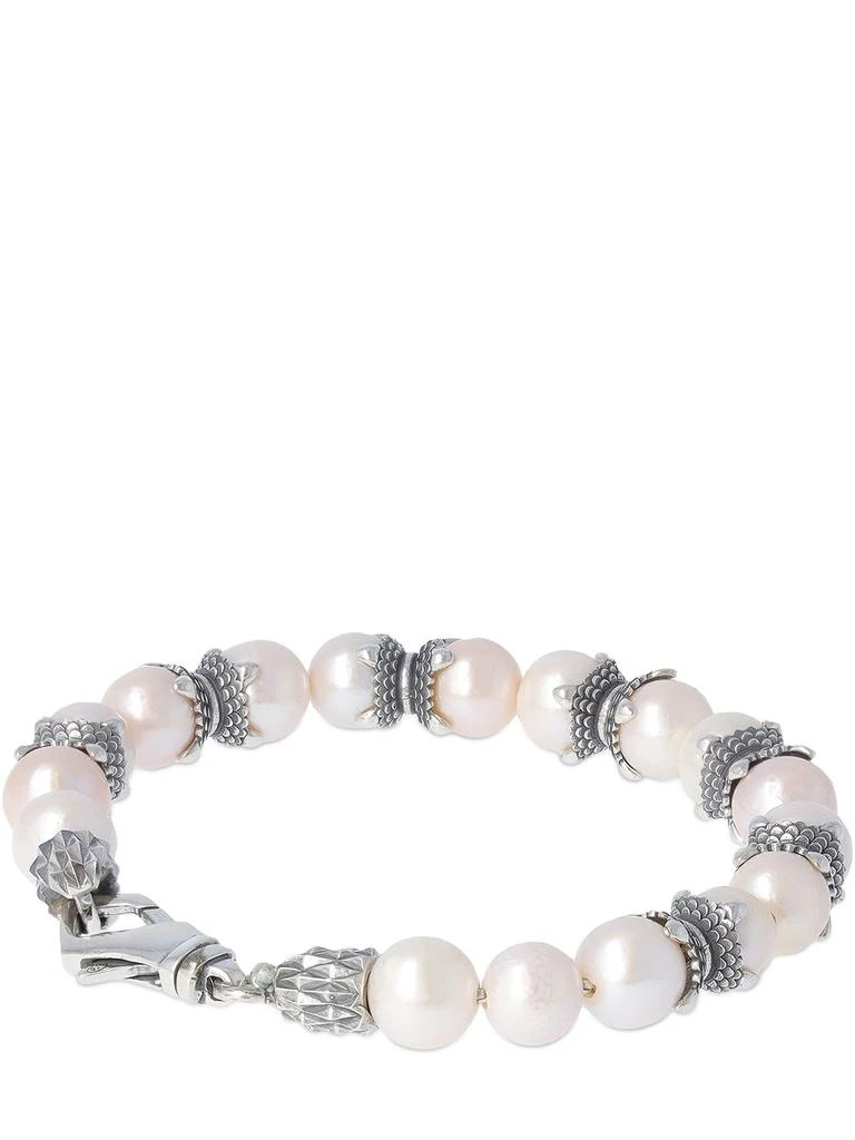 商品Emanuele Bicocchi|Pearl Chain Bracelet,价格¥2626,第3张图片详细描述