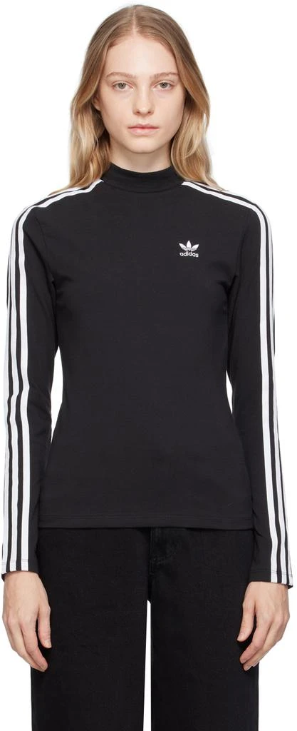 商品Adidas|Black Adicolor Classics Long Sleeve T-Shirt,价格¥473,第1张图片