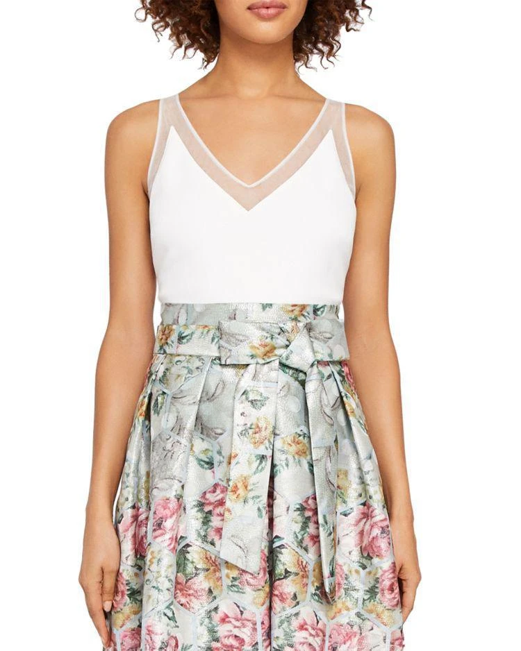商品Ted Baker London|Meigan Bow-Detail Jacquard Maxi Dress,价格¥1762,第3张图片详细描述