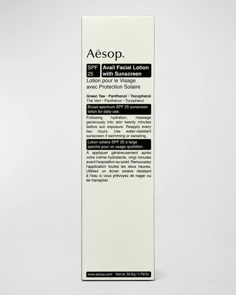 商品Aesop|Avail Facial Lotion with Sunscreen SPF 25,价格¥477,第3张图片详细描述