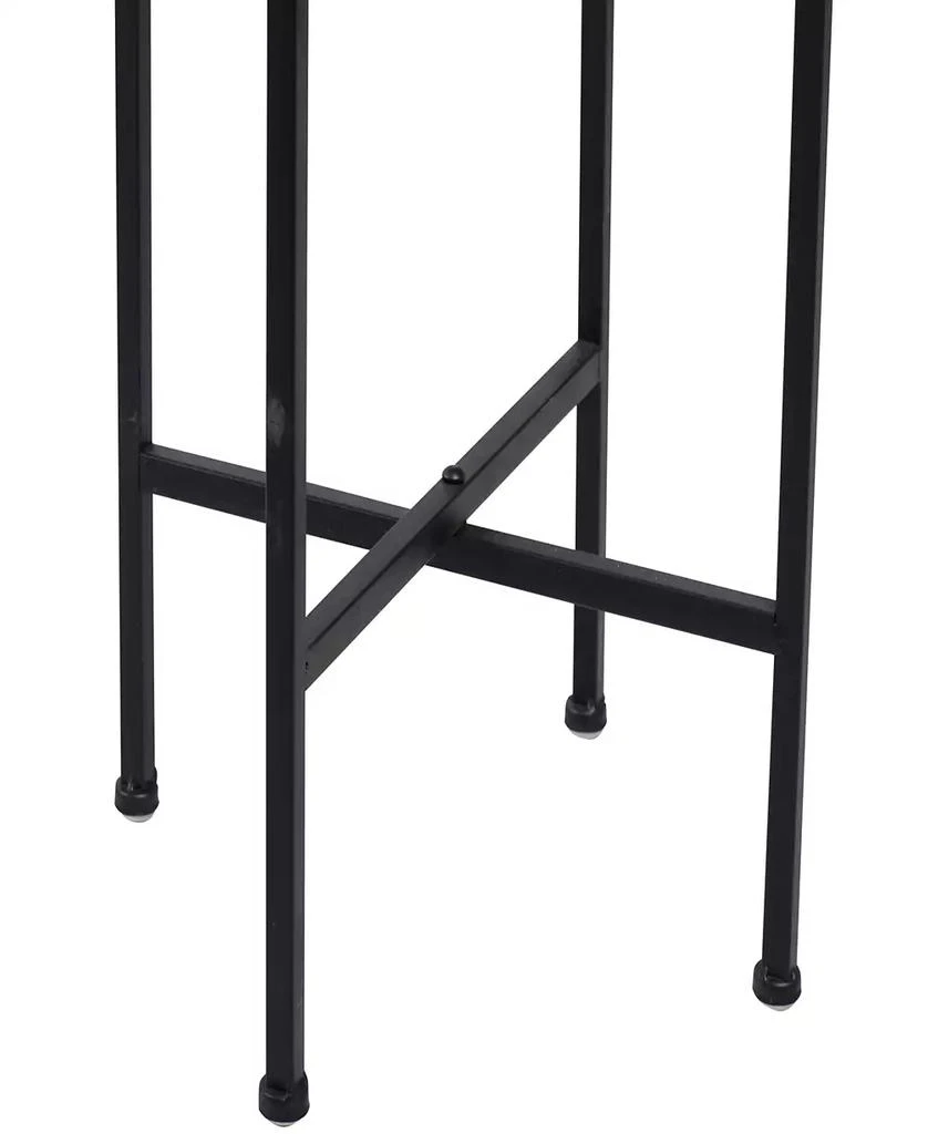 商品Rosemary Lane|Black Metal Indoor Outdoor Planter with Removable Stand, 12" x 12" x 42",价格¥742,��第5张图片详细描述