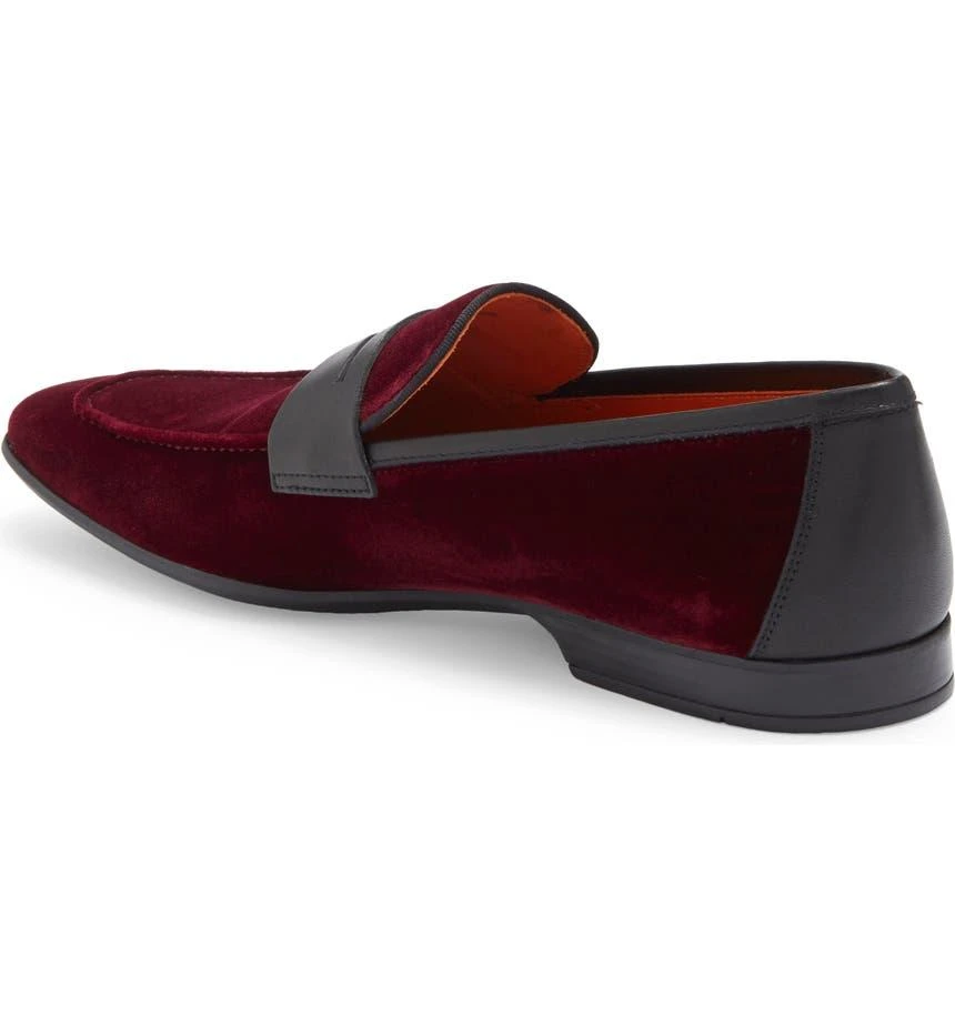 商品Magnanni|Vale Velvet Penny Loafer,价格¥1617,第2张图片详细描述