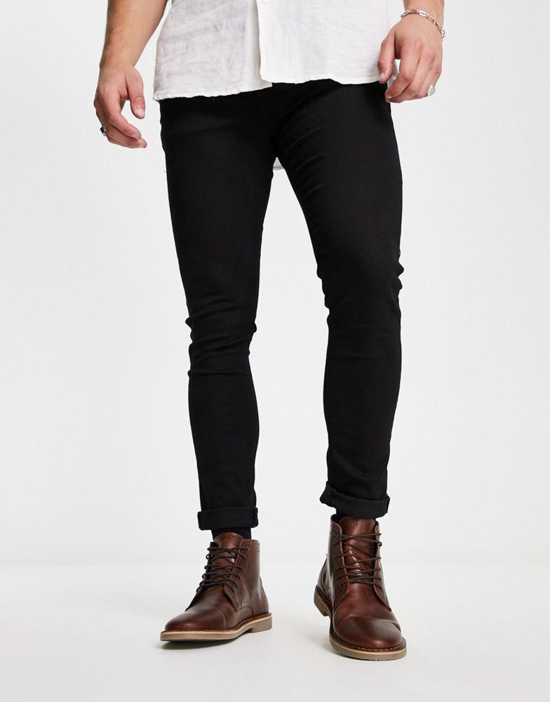 ASOS DESIGN desert boots in tan leather with suede detail商品第4张图片规格展示