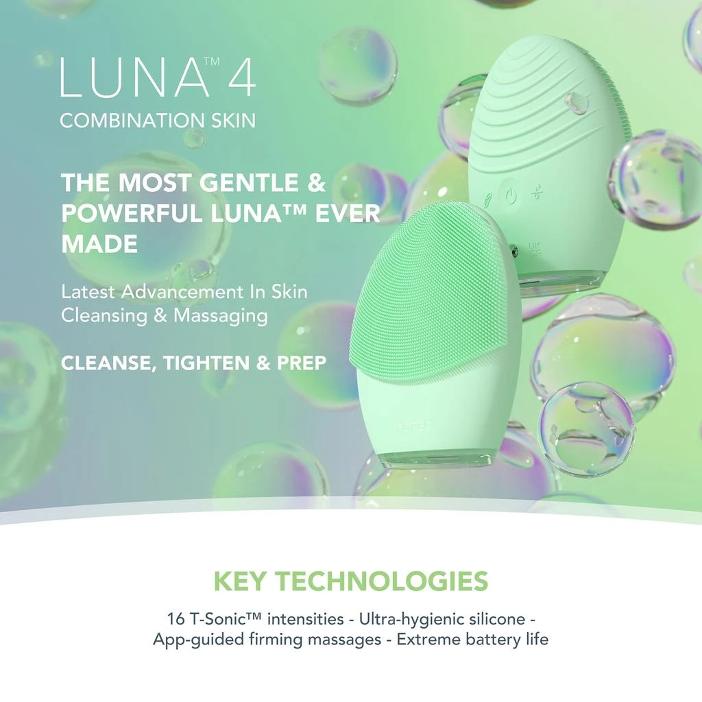 商品Foreo|FOREO LUNA 4 Smart Facial Cleansing and Firming Massage Device - Combination Skin,价格¥1651,第2张图片详细描述