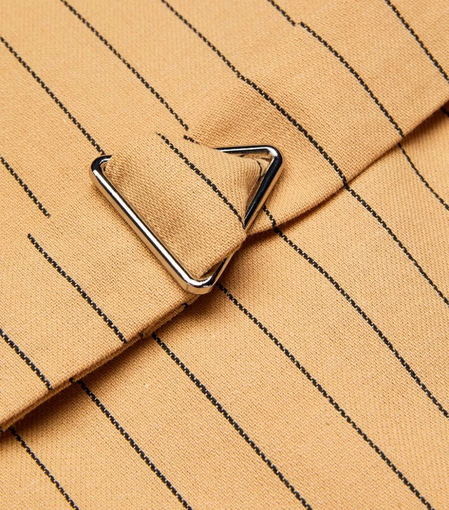 商品Maje|Cotton-Linen Pinstripe Waistcoat,价格¥1052,第5张图片详细描述