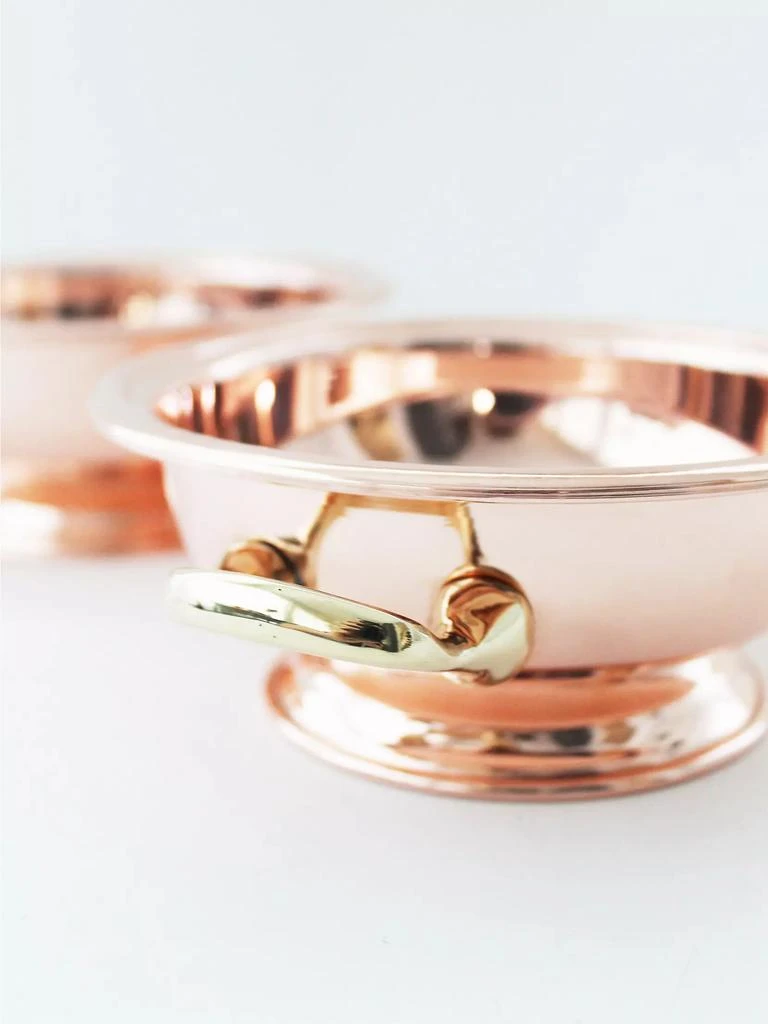 商品Coppermill Kitchen|Vintage-Inspired Copper &amp; Brass 2-Piece Bowl Set,价格¥1114,第2张图片详细描述