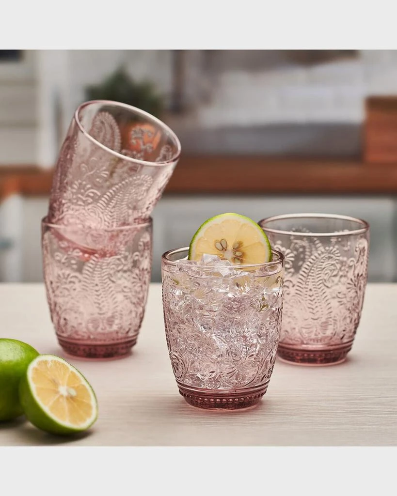 商品Fitz and Floyd|Maddi Double Old-Fashioned Glasses, Set of 4,价格¥450,第1张图片