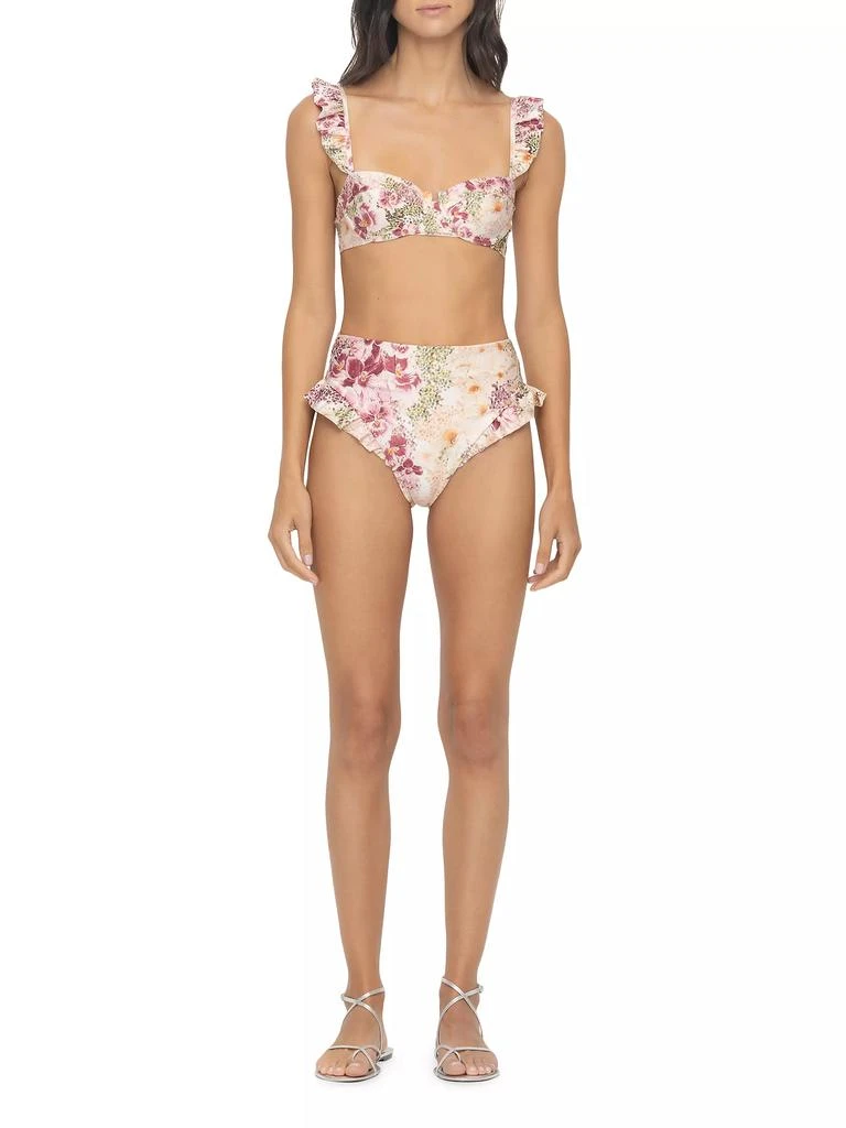 商品Agua by Agua Bendita|Veranera Kiwi Florecer Bikini Top,价格¥401,第2张图片详细描述