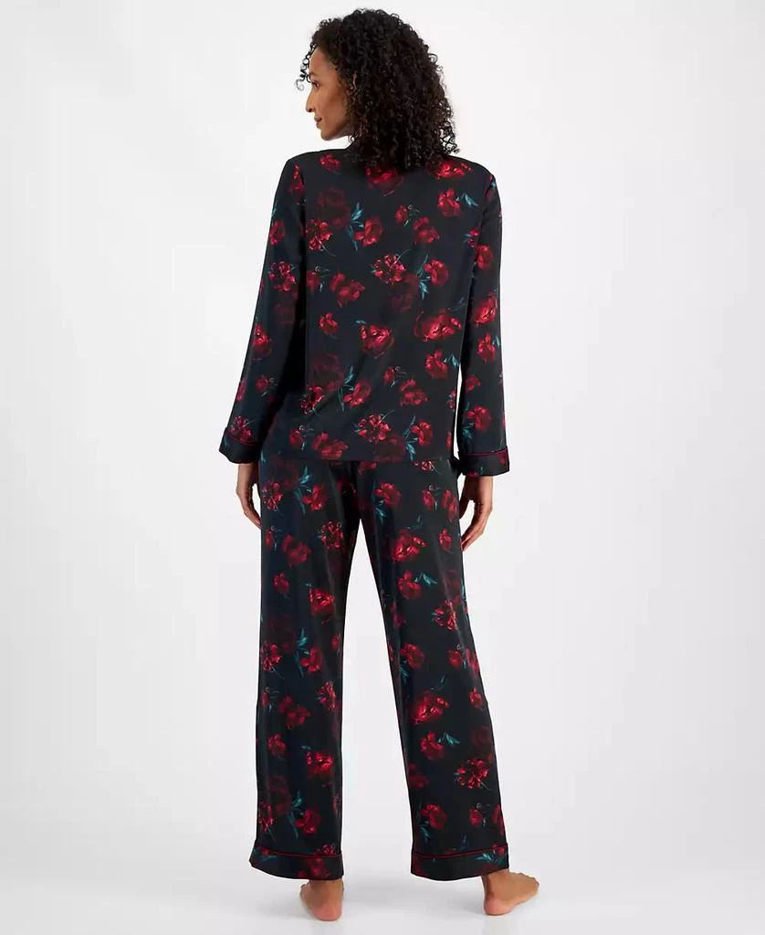 商品INC International|Women's 2-Pc. Piped-Trim Satin Pajamas Set, Created for Macy's,价格¥214,第2张图片详细描述