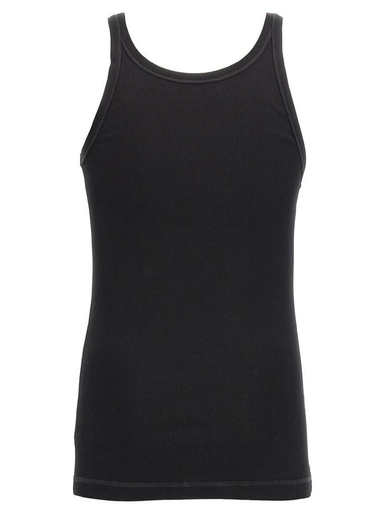 商品Dolce & Gabbana|Dolce & Gabbana Logo Embroidery Tank Top in Black,价格¥2269,第2张图片详细描述