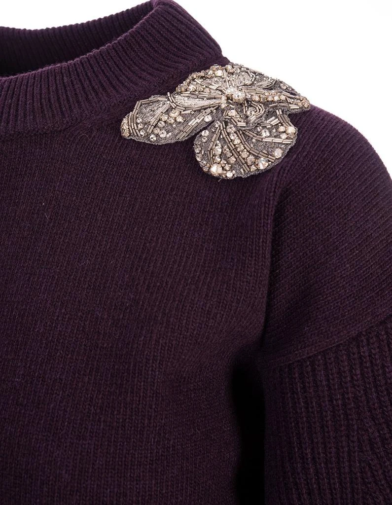 商品Alexander McQueen|Alexander McQueen Embellished Knitted Jumper,价格¥9684,第3张图片详细描述