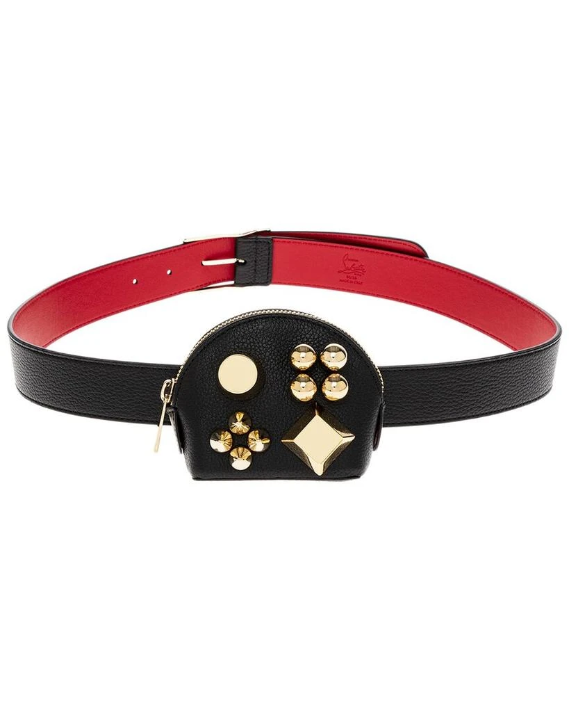 商品Christian Louboutin|Christian Louboutin Leather Belt,价格¥5183,第1张图片