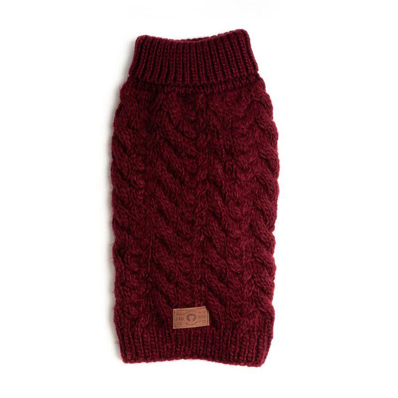 商品fabdog|Burgundy Wool Turtleneck Sweater,价格¥203,第1张图片