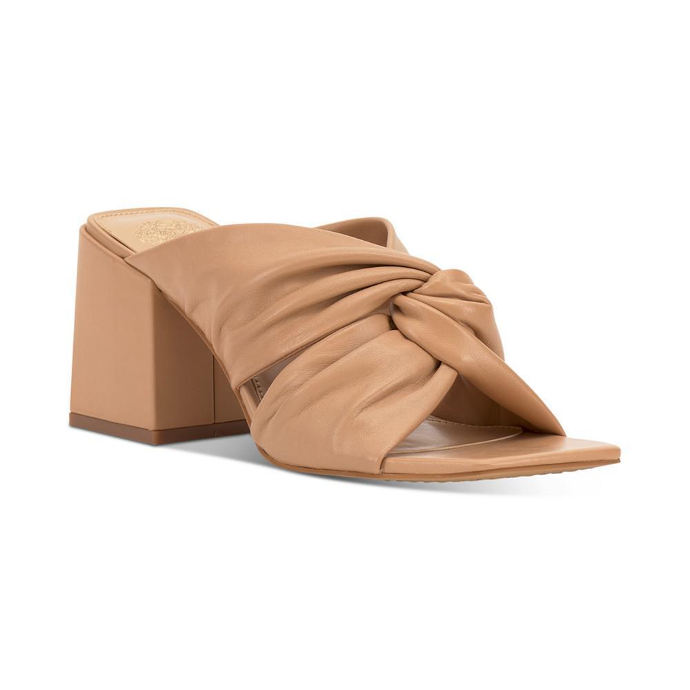 商品Vince Camuto|Women's Jenabie Twist Block Heel Sandals,价格¥583,第1张图片