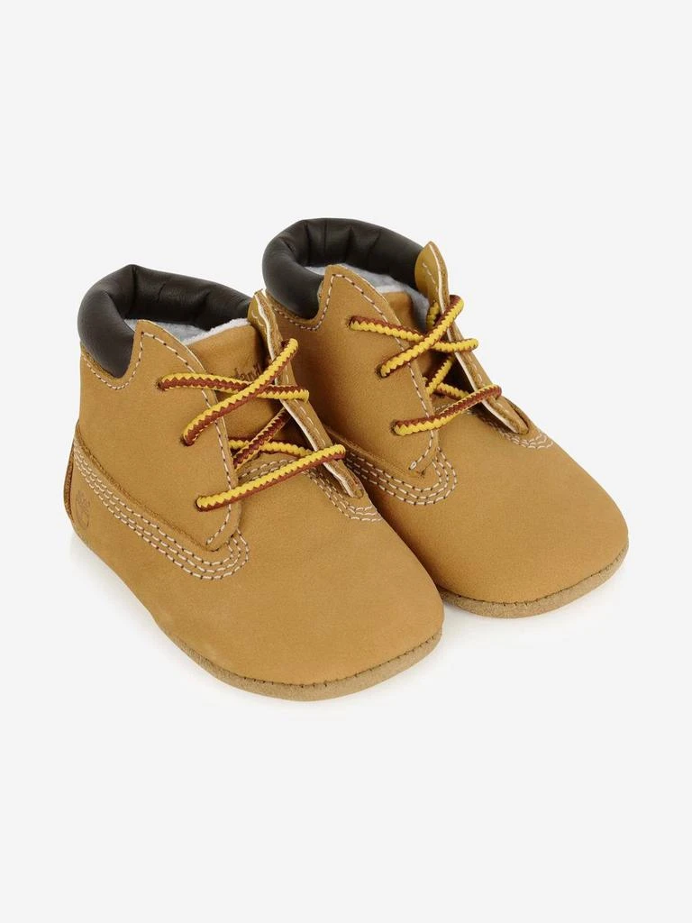 商品Timberland|Timberland Baby Nubuck Crib Booties And Hat Set,价格¥396,第3张图片详细描述