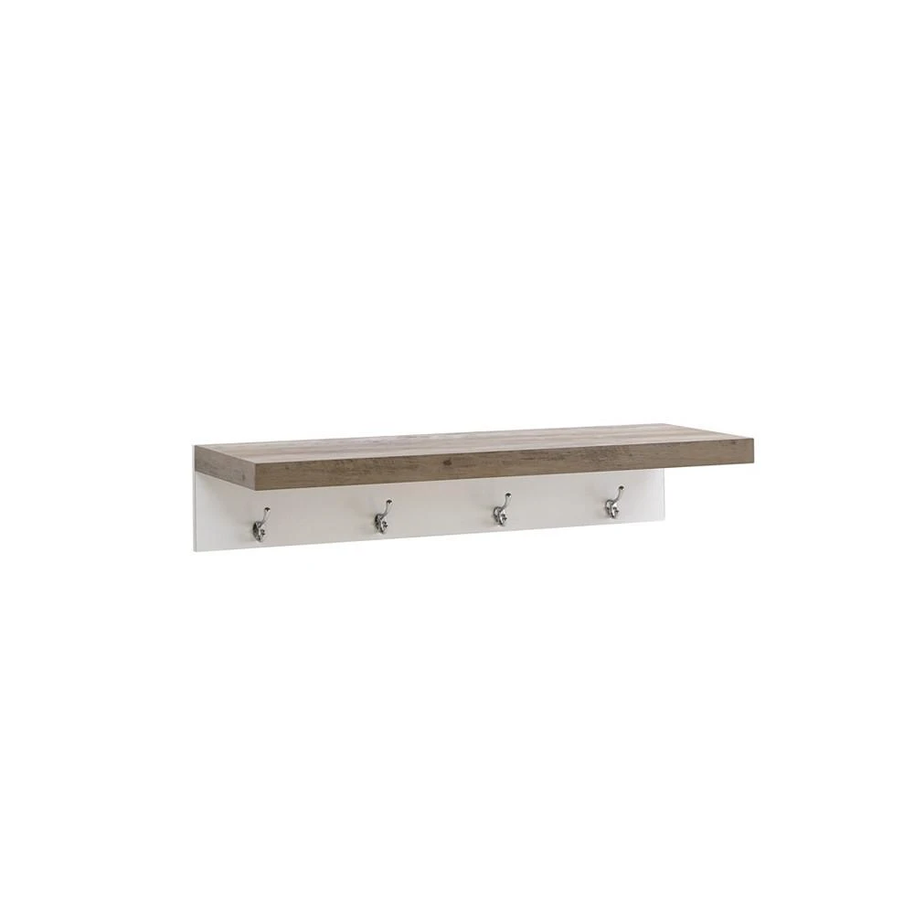 商品Danya B|Wall-Mount Coat Rack with Shelf Hooks,价格¥711,第1张图片