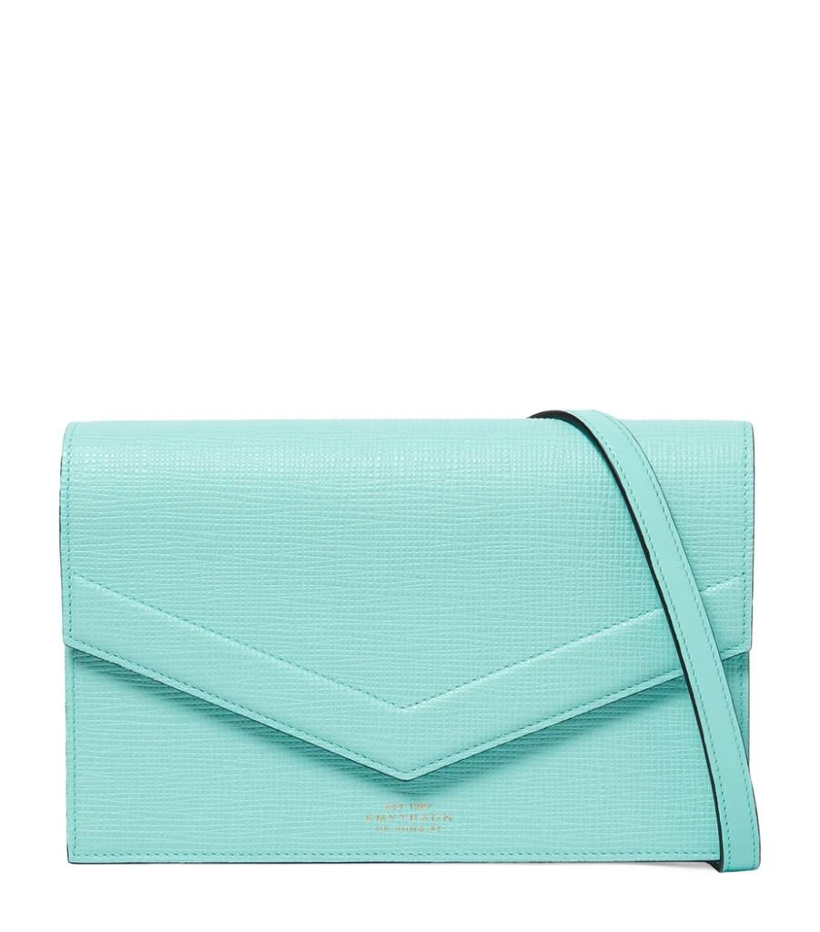 商品SMYTHSON|Large Leather Panama Envelope Cross-Body Bag,价格¥3049,第1张图片