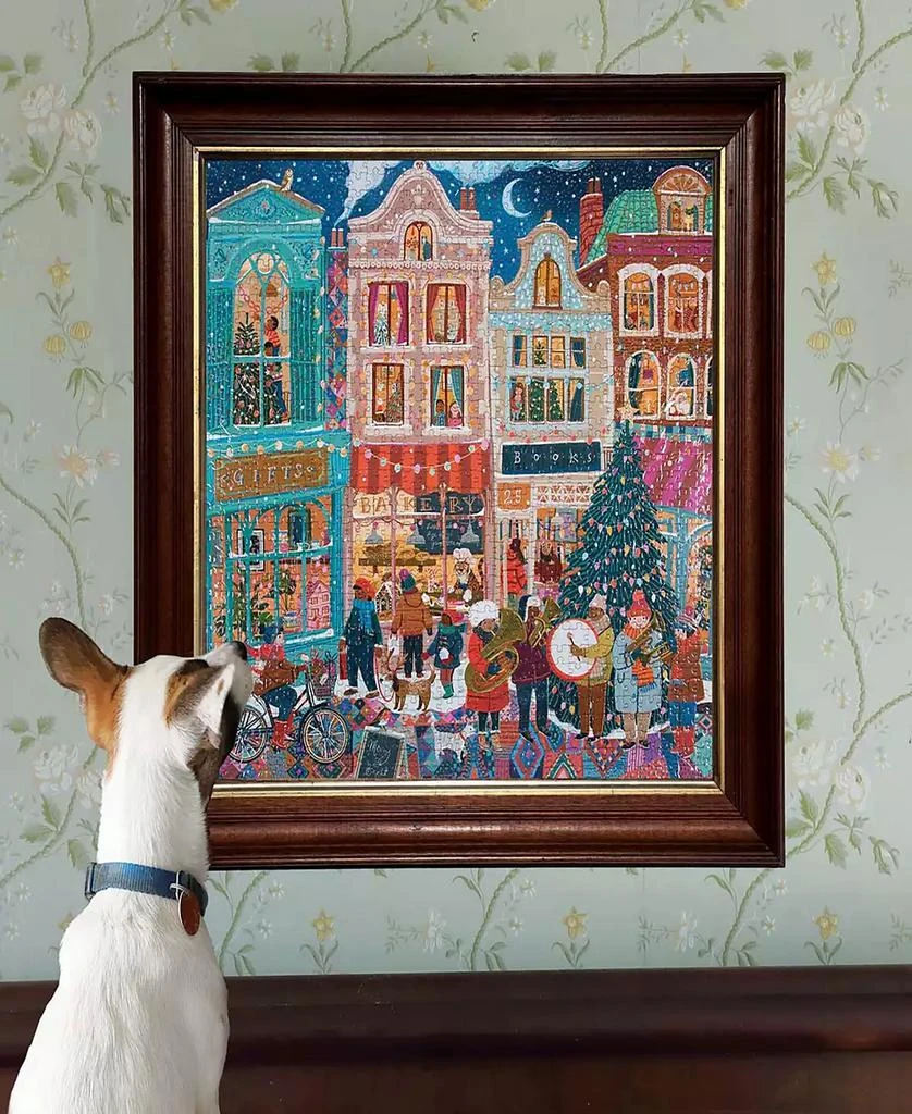 商品Eeboo|Piece And Love a Happy Holiday 1000 Piece Square Adult Jigsaw Puzzle Set, Ages 14 and up,价格¥148,第5张图片详细描述