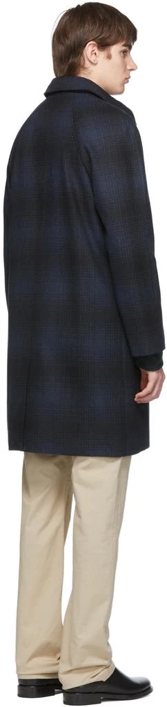 商品A.P.C.|Navy Check Mac 大衣,价格¥2391,第3张图片详细描述