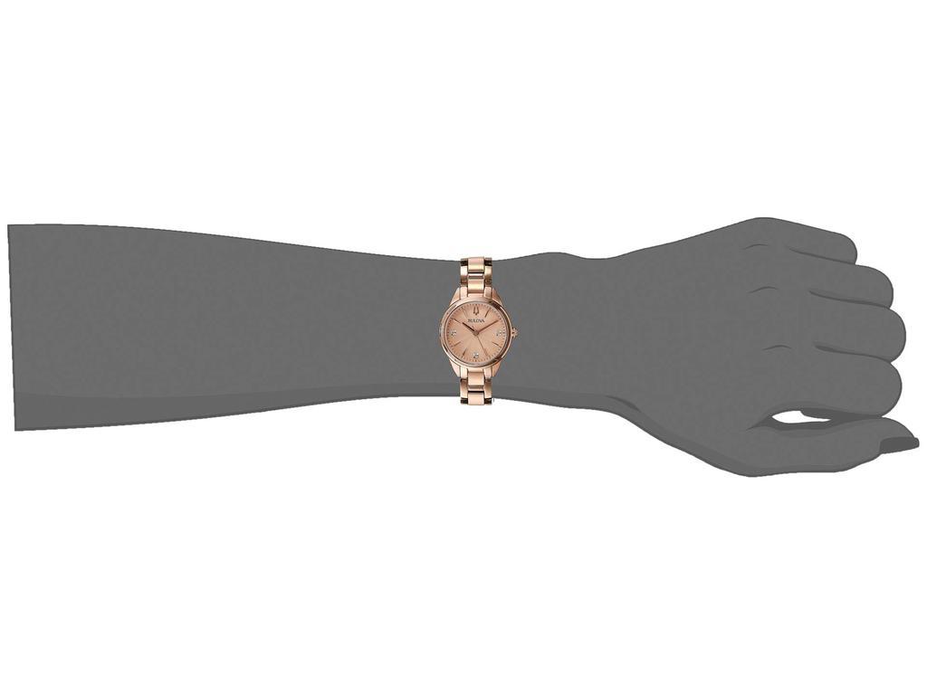商品Bulova|男表手表 女款 玫瑰金时尚腕表,价格¥1548,第7张图片详细描述