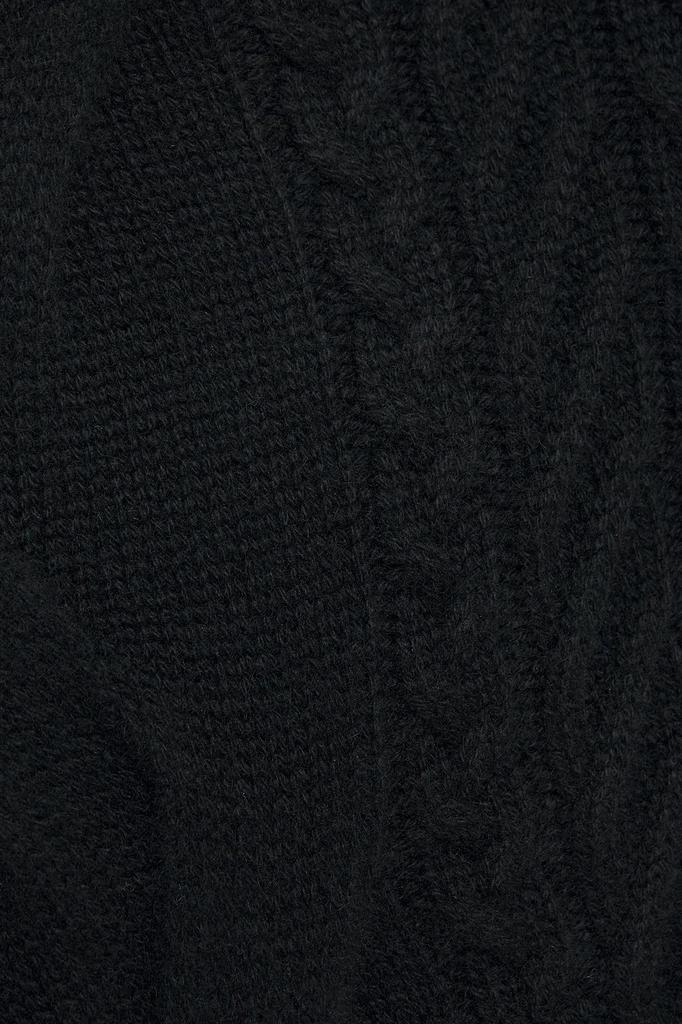 Cable-knit cashmere turtleneck sweater商品第4张图片规格展示