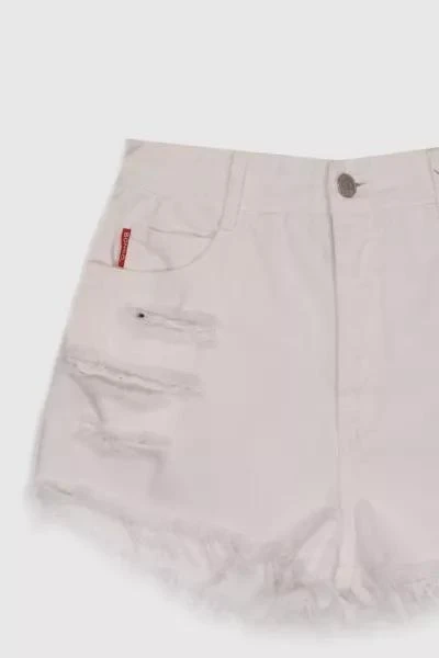 商品Urban Outfitters|Vintage Bongo White High Rise Shorts,价格¥295,第3张图片详细描述