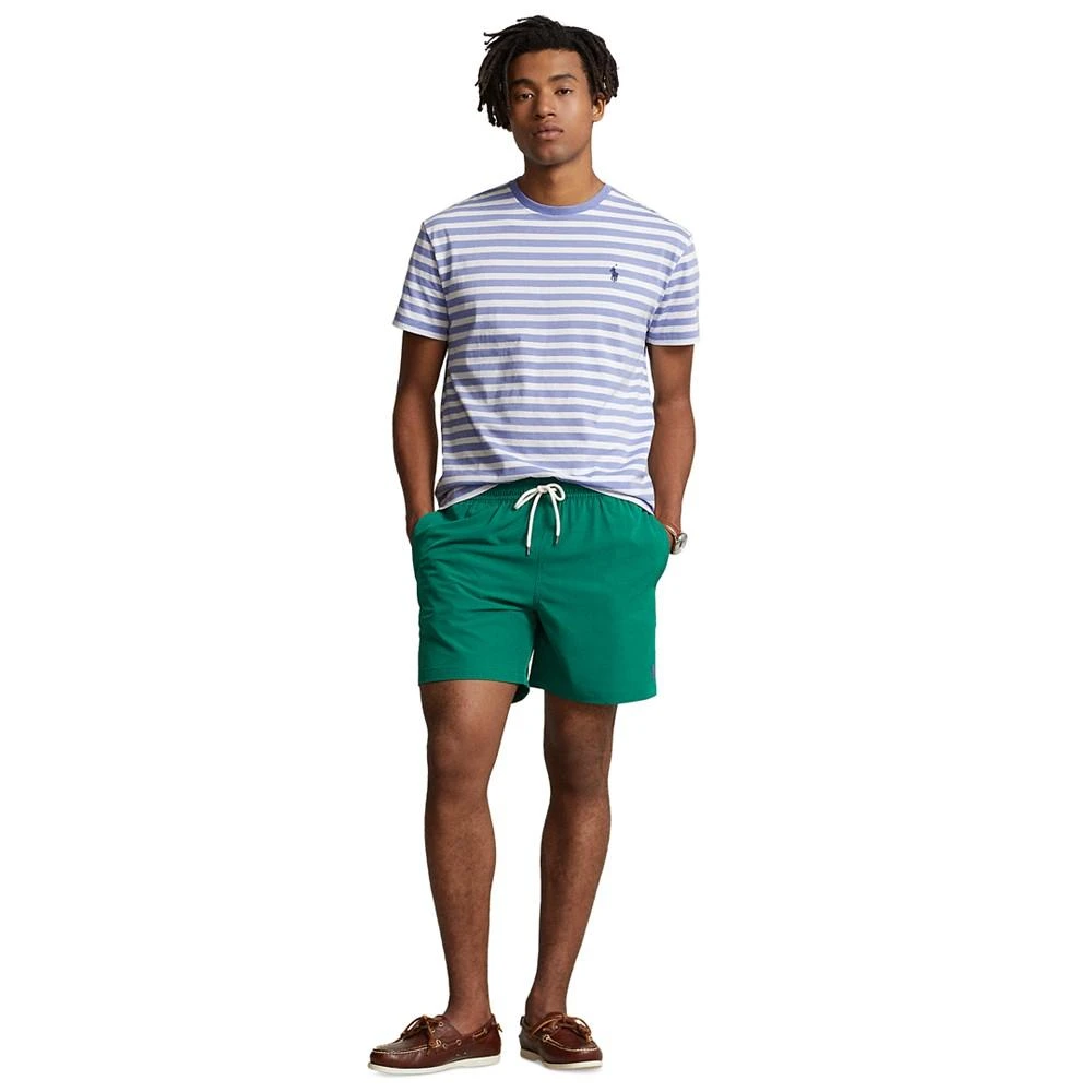 商品Ralph Lauren|Men's Classic-Fit Striped Jersey T-Shirt,价格¥96,第4张图片详细描述