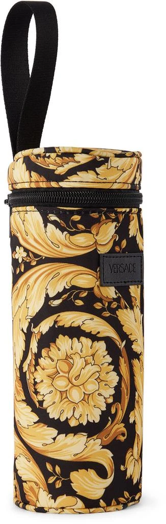 商品Versace|Baby Black & Yellow Barocco Bottle Holder,价格¥522,第2张图片详细描述